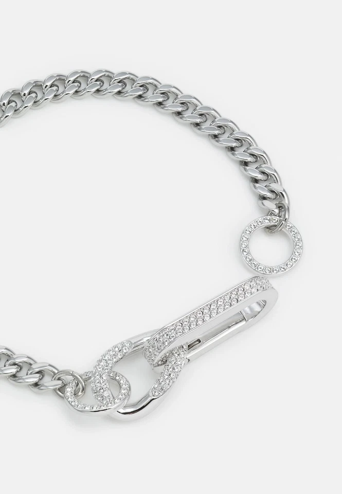 Nuevo Brazalete Dextera 100% SWAROVSKI 5642598 Cadena Bordillo Pavimentado Cristal Foto 4 de 4