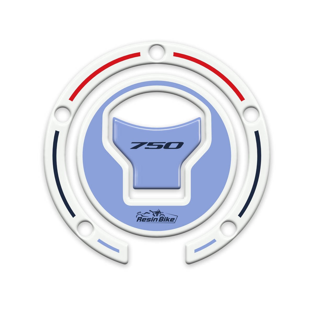 Labelbike 3D Tankdeckel-Aufkleber – Schutz & Deko Für Honda Transalp 2023, Handgefertigt In Italien