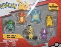 Pokemon - Figuren-6 Er-Set Je Ca. 4,0 - 6,0 Cm Pikachu Toxel Neu,Ovp,Lizenz