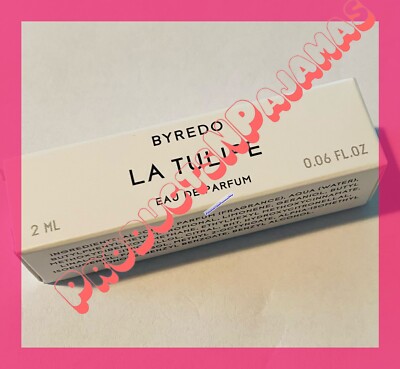 Byredo Parfums LA TULIPE  Eau de Parfum 0.06 fl.oz/2ml SAMPLE Free Shipping