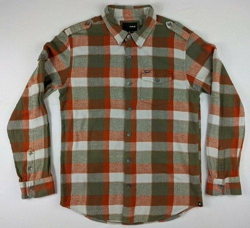 Hurley Men's Flannel Classic Fit Long 
