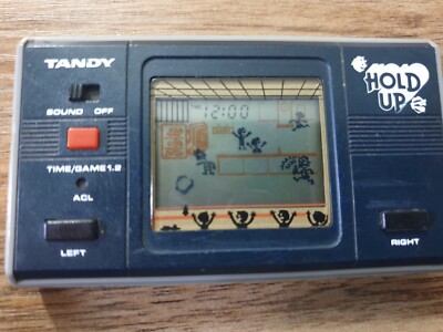 Vintage 1980s Tandy HOLD UP classic LCD handheld Game working good condition