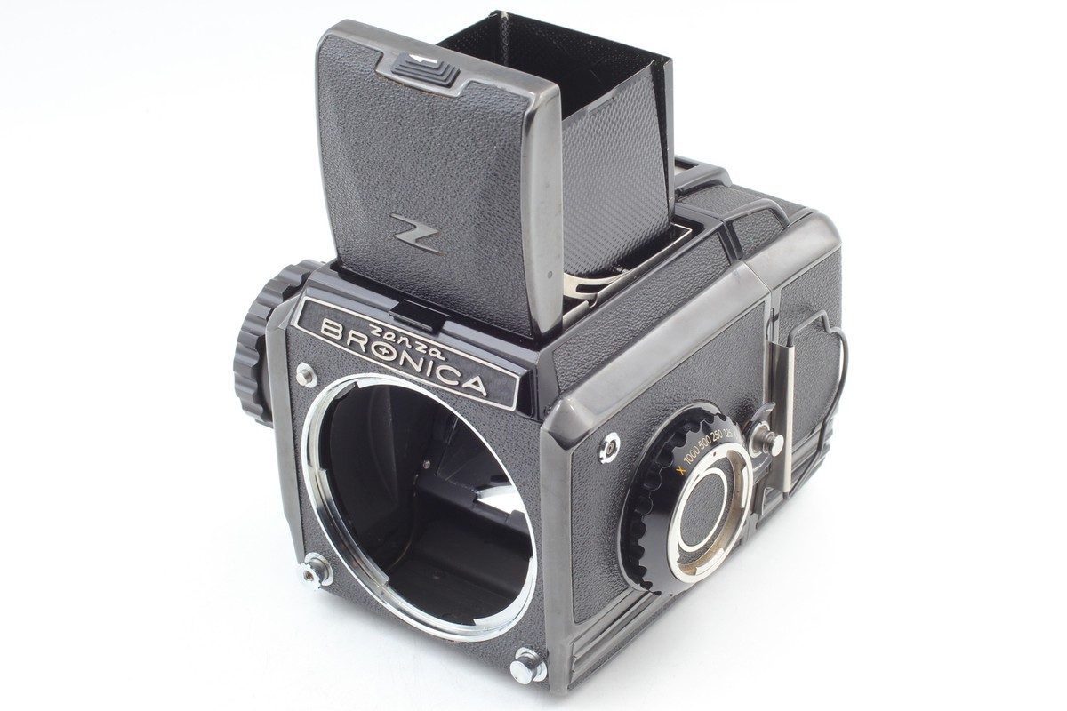 Late Black [ MINT w/ Strap ] Zenza Bronica S2 Nikkor-P 75mm