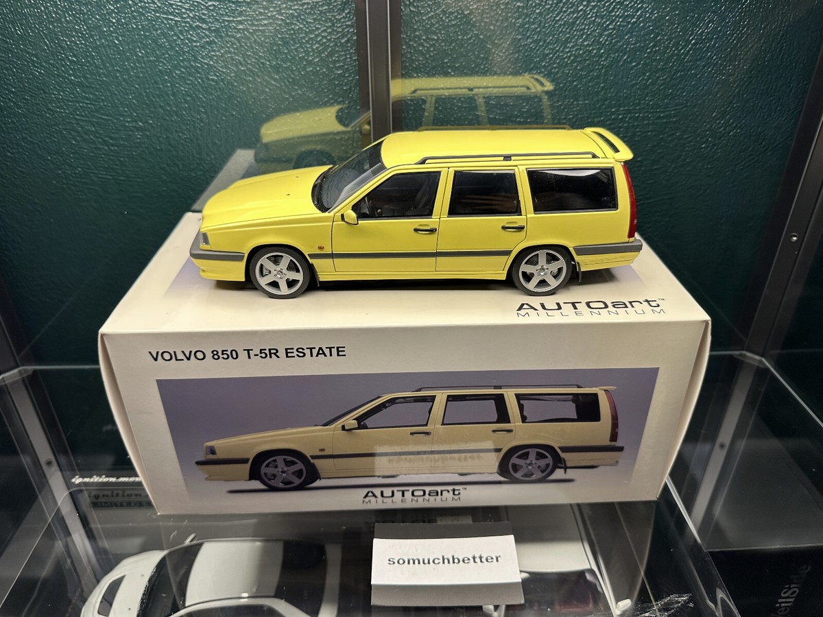 1/18 AUTOart Volvo 850 T-5R Estate Cream Yellow 79506 RARE 1/18 AUTOart Volvo 850 T-5R Estate Cream Yellow 79506 RARE