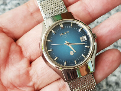 Rare Seiko 3862-7010 Vintage Date Stainless Steel Japan