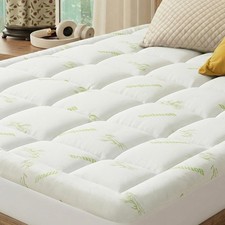 Sweetcrispy Ultra Soft Mattress Topper King Size - Viscose Made from Bamboo Pill