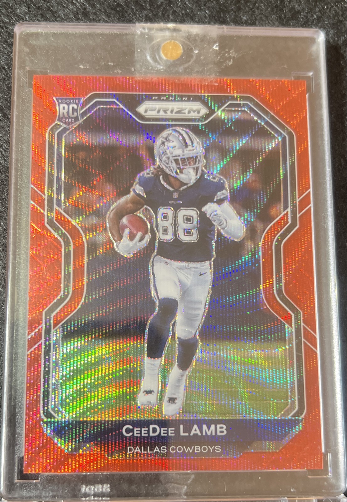 2020 Panini Prizm - Rookie CeeDee Lamb #334 Red Wave Prizm /149 (RC)