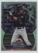 2023 Bowman Draft Chrome Lunar Glow Refractor Colin Houck #BDC-175 10qe