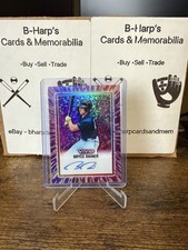 2025 Leaf Vivid Auto Bryce Rainer 3/7 MiLB Top 100 Prospect Tigers!