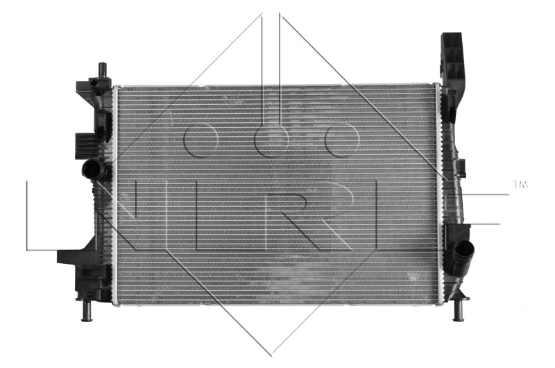 Radiateur refroidissement moteur NRF 58650 pièce auto compatible OE 1766348