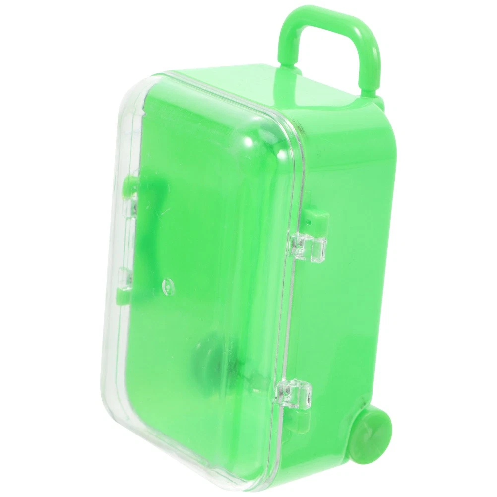 Juibao 2 stuks mini-koffer, geldcadeau, miniatuur reiskoffer, spaarpot met stickers, kleine reiskoffer, geldcadeau voor verjaardag, bruiloften, reizen, 13,5 x 8,5 x 5 cm