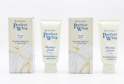 Shiseido Senka - Perfect Whip Beauty Foam - Premium Amino In (2x100g = 200g)