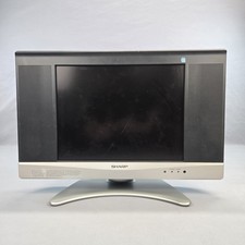 Sharp Liquid Crystal Display LC-15AV6U Great TV For Retro Gaming Working Silver