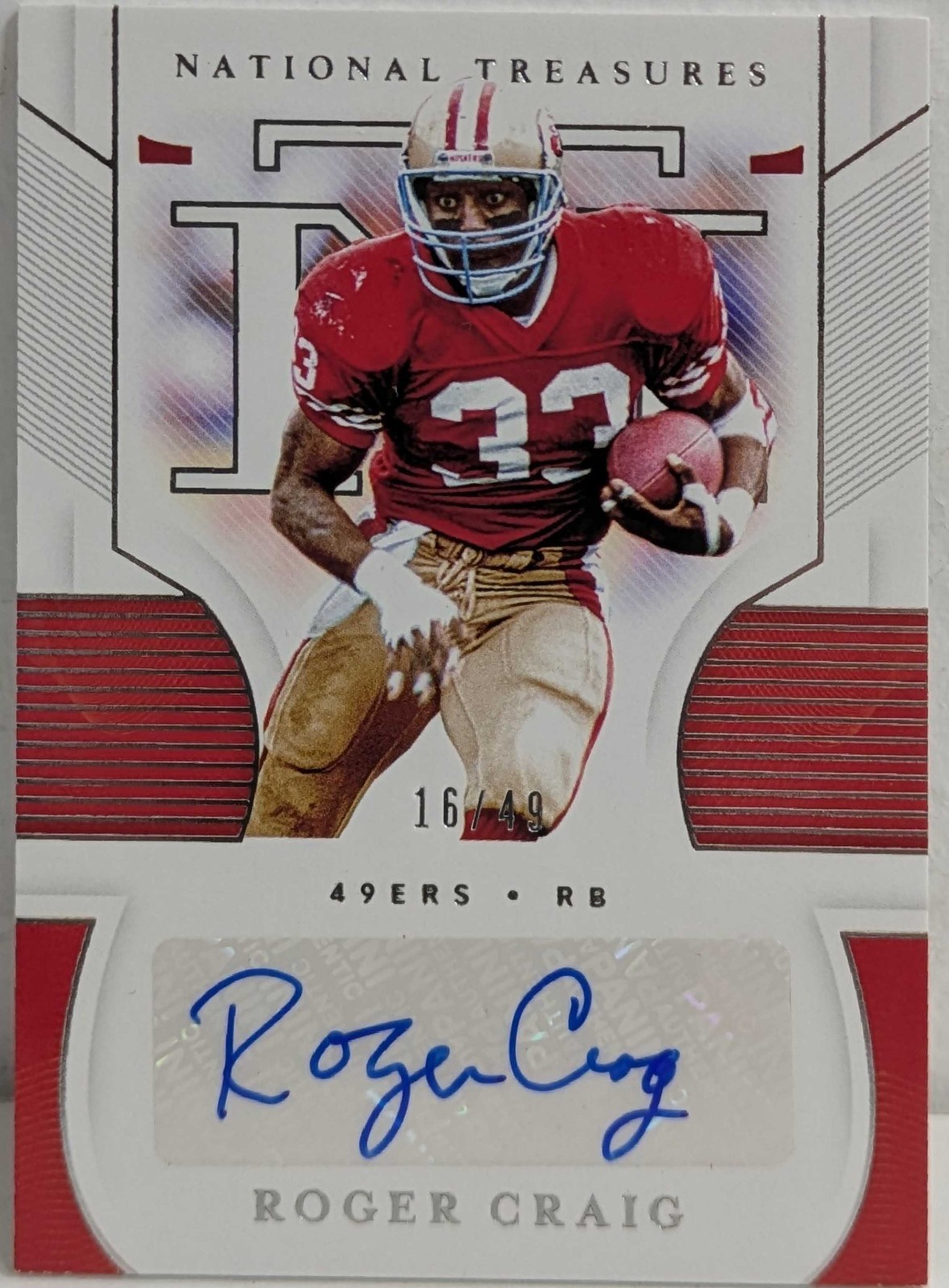Roger Craig #S-RC (Football Cards 2020 Panini National Treasures Signatures) — is it worth grading?