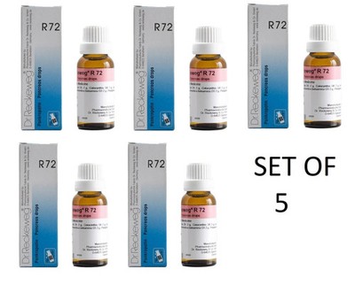 Dr Reckeweg R72 Drops 22ml ×5 | Natural Pancreatic Wellness & Metabolic Balance