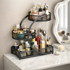1pc Metal Makeup Storage Rack Cosmetic Organizer Dresser Multi-layer Skincare