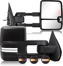 2014-2018 Silverado 1500 2014-2019 Sierra 2500HD 3500HD Towing Mirror Compatible