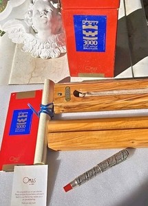 OMAS Jerusalem 3000 Sterling 925 Silver Fountain Pen Ltd Ed #2846/3000 w/Box COA