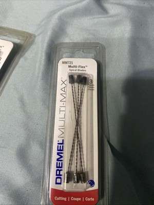 3-pk Dremel Multi-Flex Spiral Cutting Blades MM721