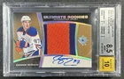 CONNOR MCDAVID BGS 8.5 2015-16 UD ULTIMATE 109 SPECTRUM SILVER PATCH AUTO /49 RC