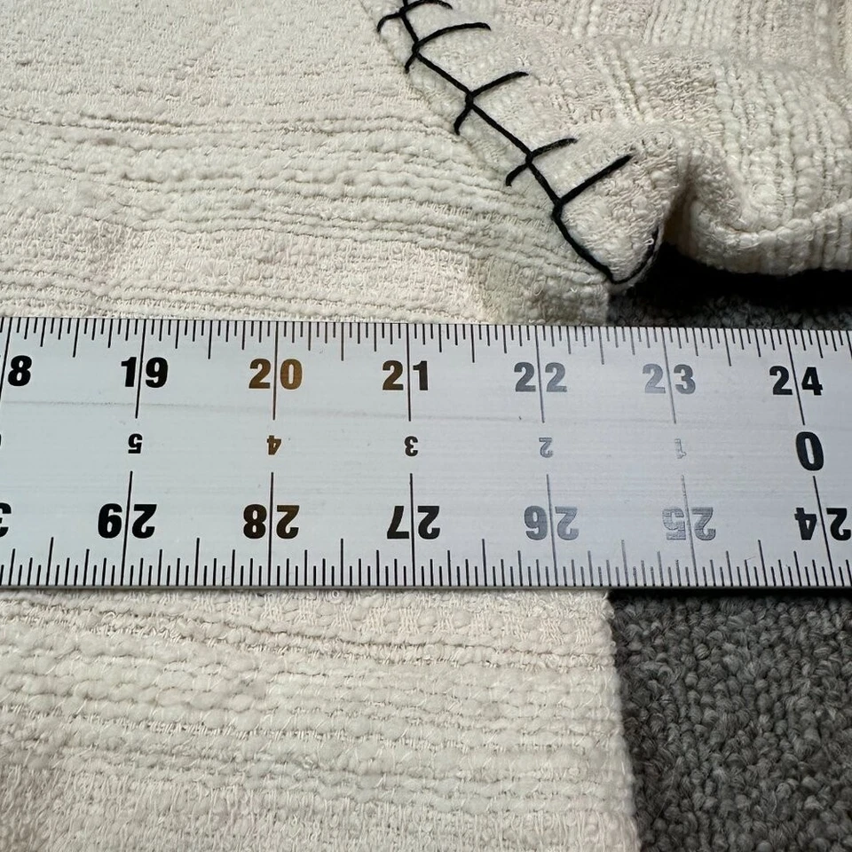 HATCH Maternity Shift Mini Dress White Thick Stitch Women's Size 1 - Image 3 of 4