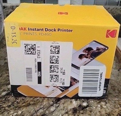Kodak PD46080BNDLEU 4x6 inch Instant Photo Printer. Components Inside Sealed New