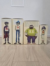 kidrobot Gorillaz Figures White Edition 2006 Set of 4 USED F/S