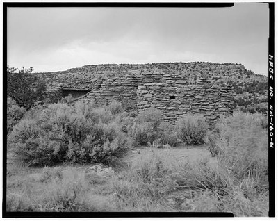 Hooded Fireplace Pueblito,Dulce,Rio Arriba County,New Mexico,NM,HABS,Survey,3
