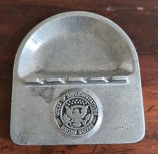 Vintage 1973 United States House of Representatives Wilton Pewter Ashtray Signed