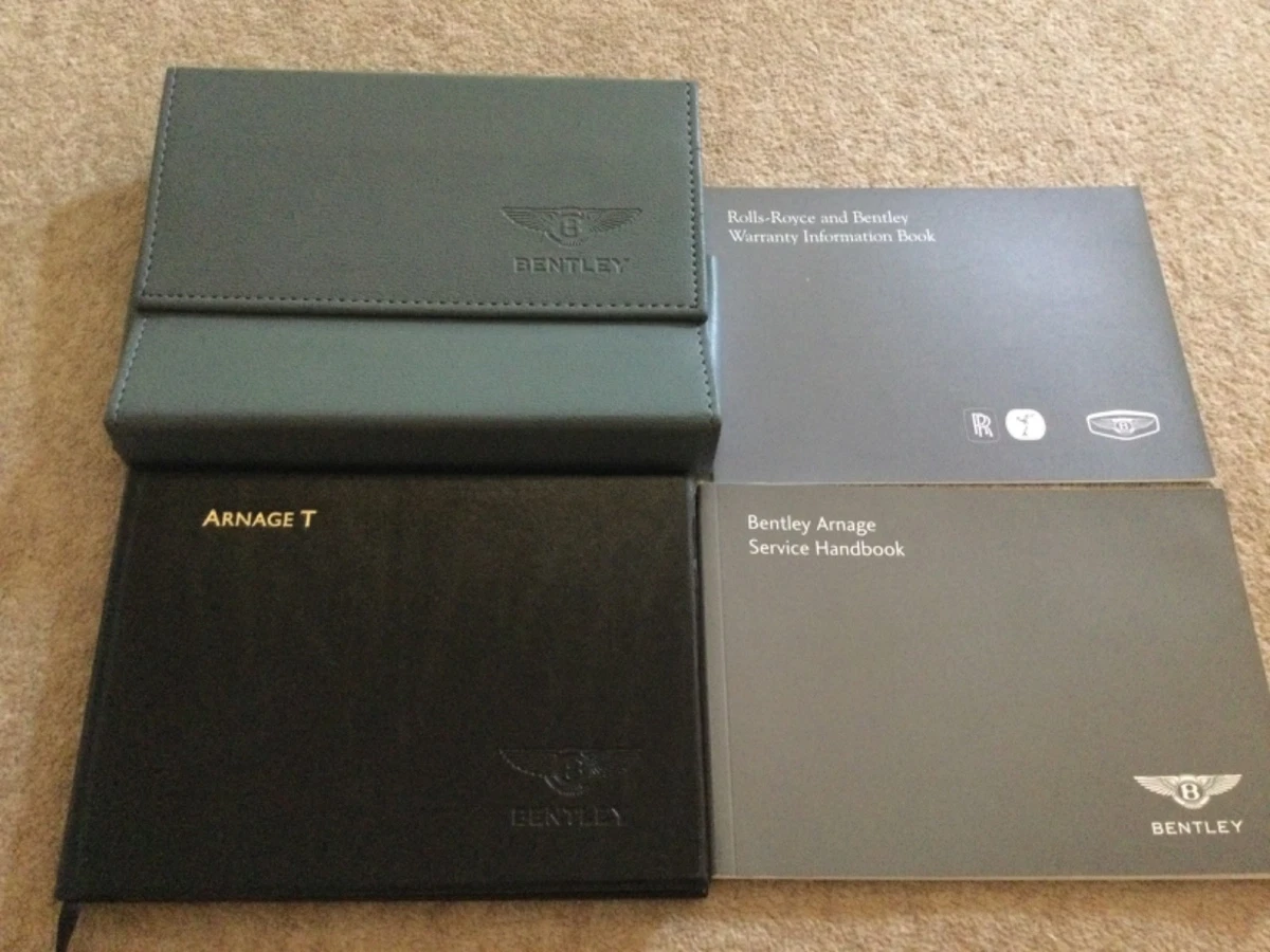 Bentley Car Owner & Operator Manuals for sale | eBay UK