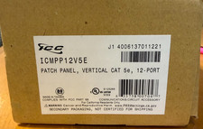 ICC	Cat5E Patch Panel Vertical 12-Port ICMPP12V5E