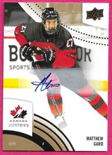 2025-26 Upper Deck Team Canada Juniors Hockey MATTHEW GARD #15 Autograph