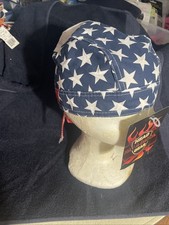 Cappello bandana bandiera americana in cotone, 12" con cravatte da 7 1/2"