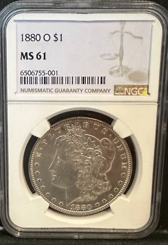 1880-O NGC MS61 Morgan Silver Dollar