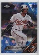 2016 Topps Box Set Chrome Sapphire Edition /250 Henry Urrutia #158 2f4