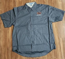 Port Authority Work Shirt Men's Sz XL Dunn-Edward Paints Button Down 