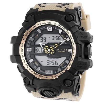 Activa Neo X Men's Watch - 55mm, Tan Camo (ACW428-004) New