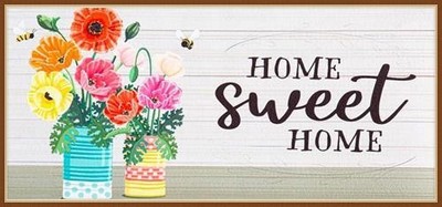 EVERGREEN SASSAFRAS SWITCH INSERT *POPPIES & PAINTED CAN* CHANGEBLE DOOR MAT NEW
