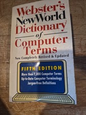 Webster's New World Dictionary of Computer Terms Paperback Donald 5th Edition