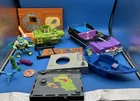 Vintage Teenage Mutant Ninja Turtles 1 Figure And Accessories Lot