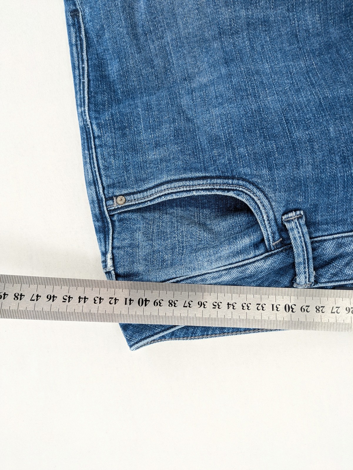 Mavi Marla Damen Jeans Straight Leg W31 L32 Blau Medium Wash Stretch Denim image 7