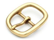 Solid Brass Belt Buckle Single Prong Replacement DIY Leather Craft SCBB