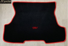Autoteppich Kofferraummatte für Opel Calibra u. 16V  bj. 1990-1997 schwarz rot