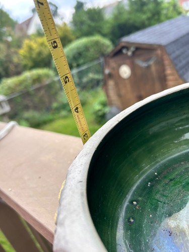 Roseville antique Mostique Arts and Crafts pottery 7.5" bowl or planter; vintage - Picture 6 of 8