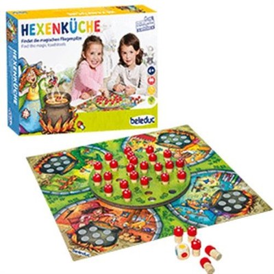Beleduc Hexenküche Kinderspiel Familienspiel Gesellschaftsspiel