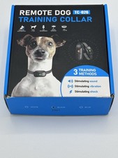 Dog Training Collar, TC-026 Remote, Sound, Vibration, Shock Open Box