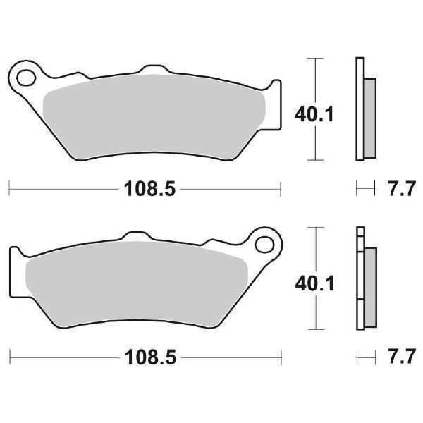 Bremsscheiben Hinten SBS 674 LS Ducati Xdiavel 1262 2016 2018-image