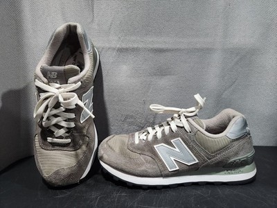New Balance Women s 574 Encap Gray Suede Running Shoes Sz 8 Sneaker W574GS GUC
