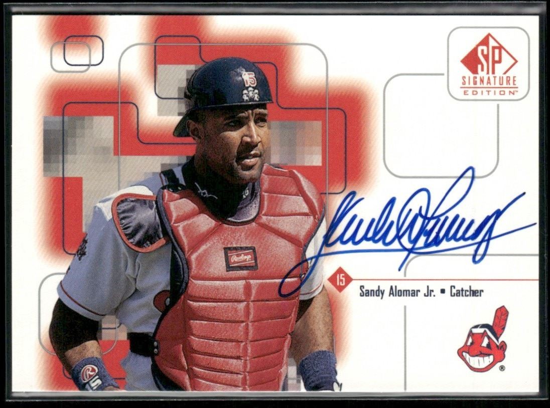 Sandy Alomar Jr. 1999 SP Signature Edition Auto #SA Cleveland Indians