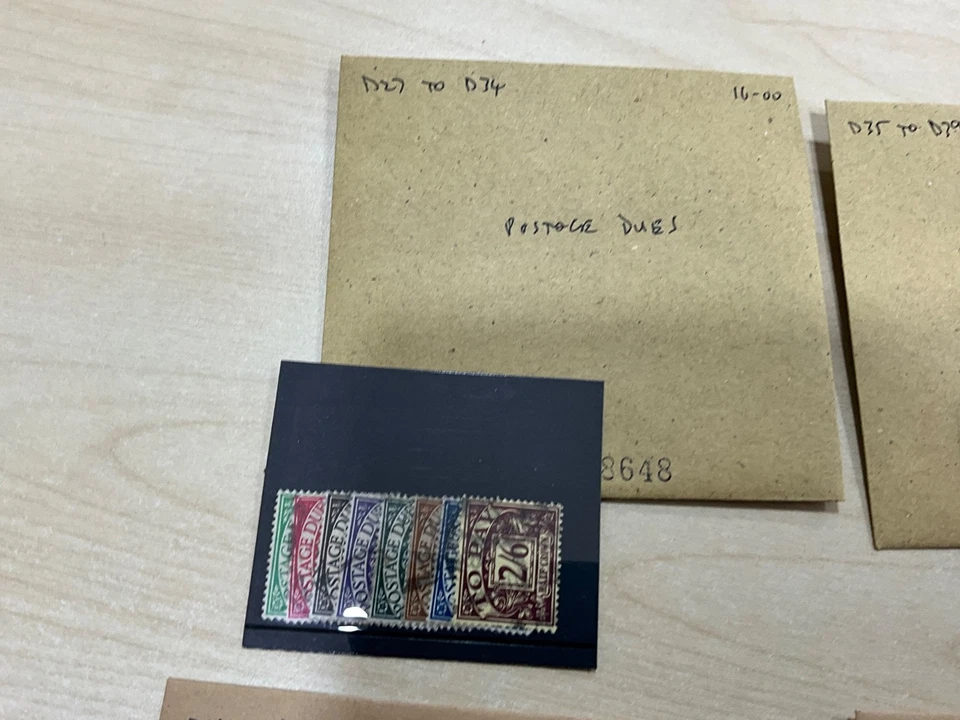 GB Postage Dues Mint & Used 6 set # 70 — 第 4/4 张图片